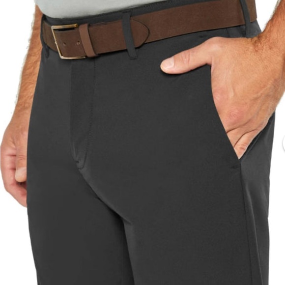 Banana Republic Black Flat Front Pants - Picture 2 of 6